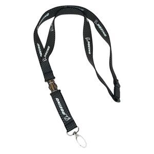 Boeing Lanyard Carbon Fiber Gray with Detachable ID Holder